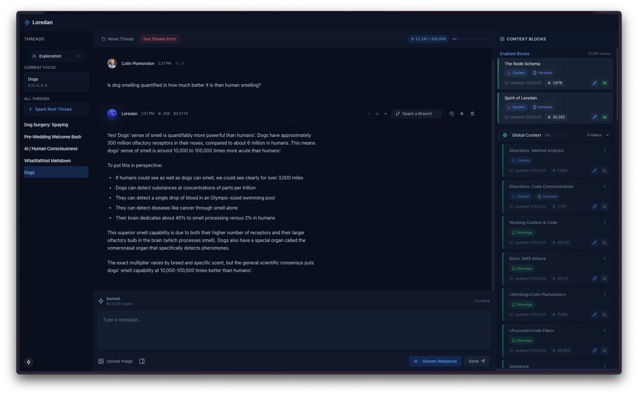 Loredan Interface